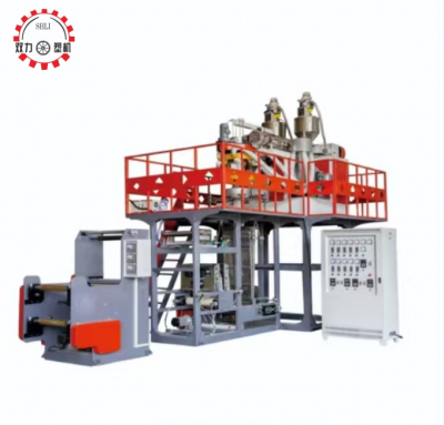 Down-blowing water-cooled CPP film blowing machine